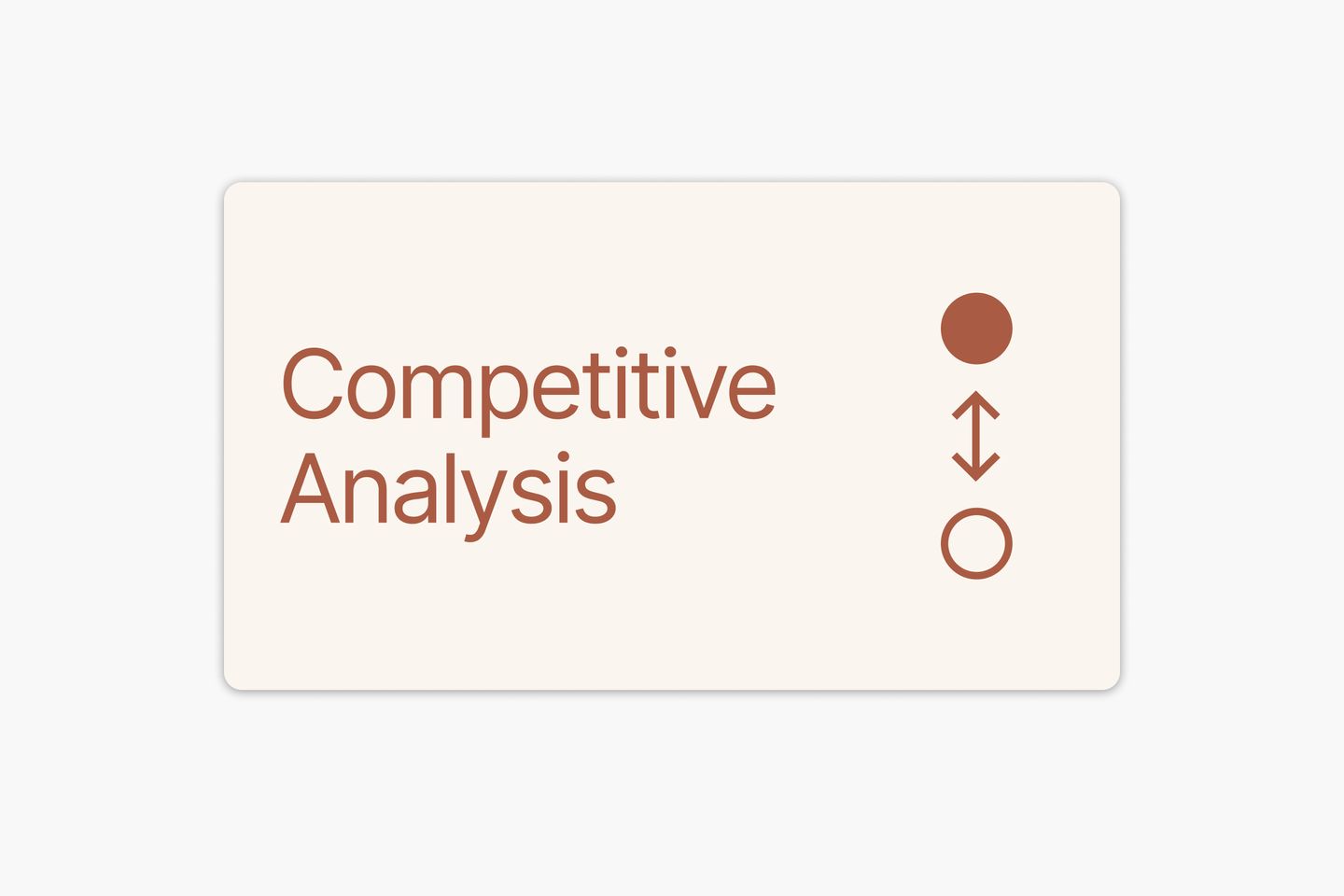 Cover of the Competitive analysis recipe